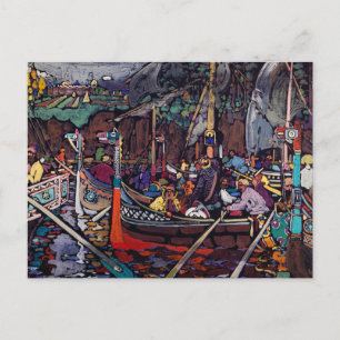 Carte Postale Volga Song, 1906 par Wassily Kandinsky