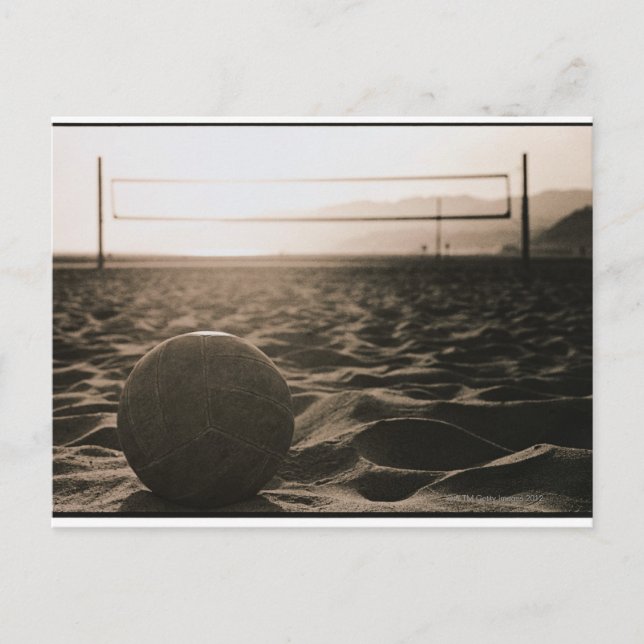 Carte Postale Volley-ball dans le sable (Devant)