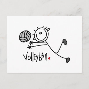 Carte Postale Volley-ball de base à bascule masculin