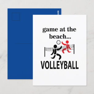 Carte Postale Volleyball Beach Volleyball
