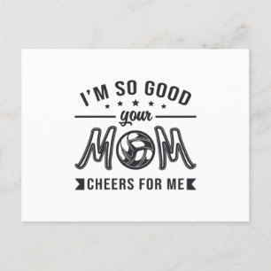 Carte Postale Volleyball Je suis si bon Votre Maman Cheers Joueu