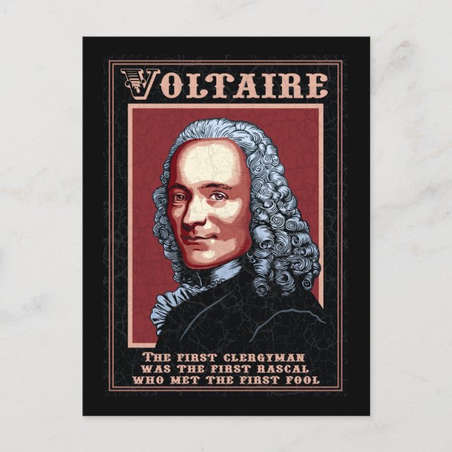 Carte Postale Voltaire - Le Premier (Devant)