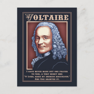 Carte Postale Voltaire - Prière