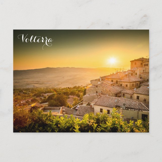 Carte Postale Volterra Italie Village Toscane Photo Voyage (Devant)