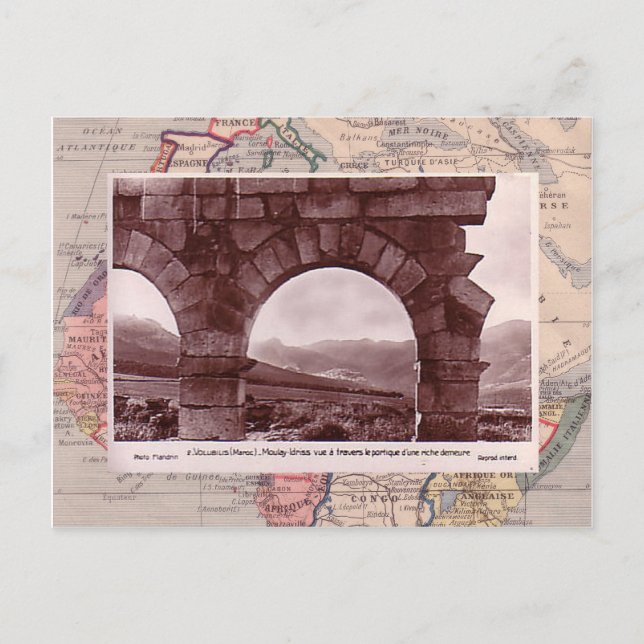 Carte Postale Volubilis, ville romaine au Maroc (Devant)