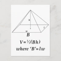 Volume d'une pyramide rectangulaire