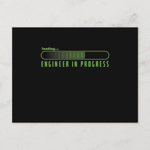 Carte Postale vom Student zum Ingenieur Ladebalken