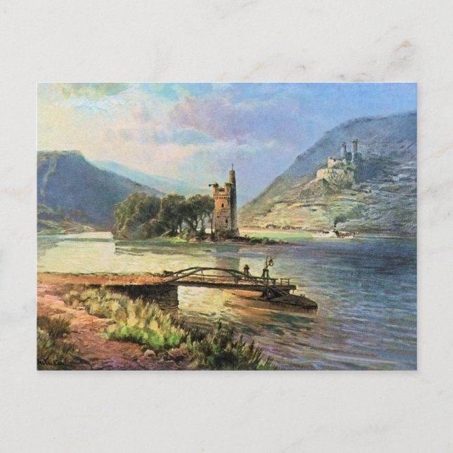 Carte Postale Von Astudin, Maeuseturm, Ehrenfels (Devant)