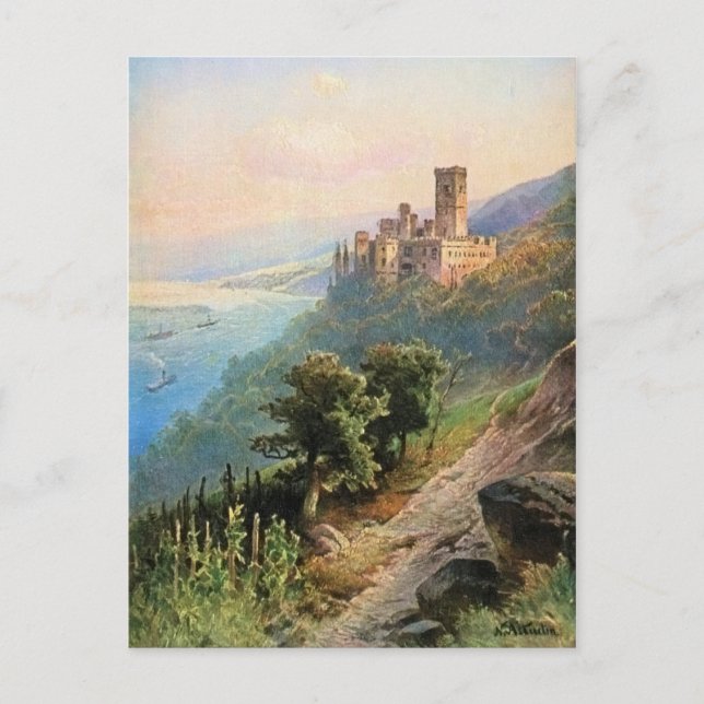 Carte Postale Von Astudin, Schloss Stolzenfels (Devant)
