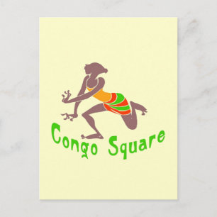 Carte Postale Voodoo Dancer Congo Carré