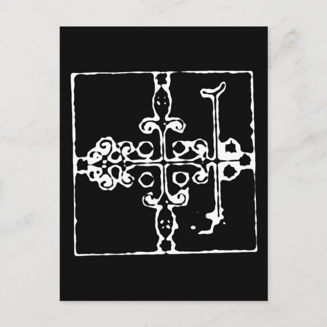 Carte Postale Voodoo Vévé pour Papa Legba (Devant)