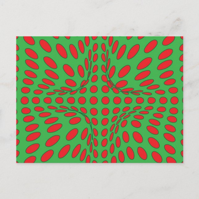 Carte Postale Vortex point rouge (Devant)