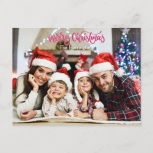 Carte Postale VOS photos et nom(s) Noël