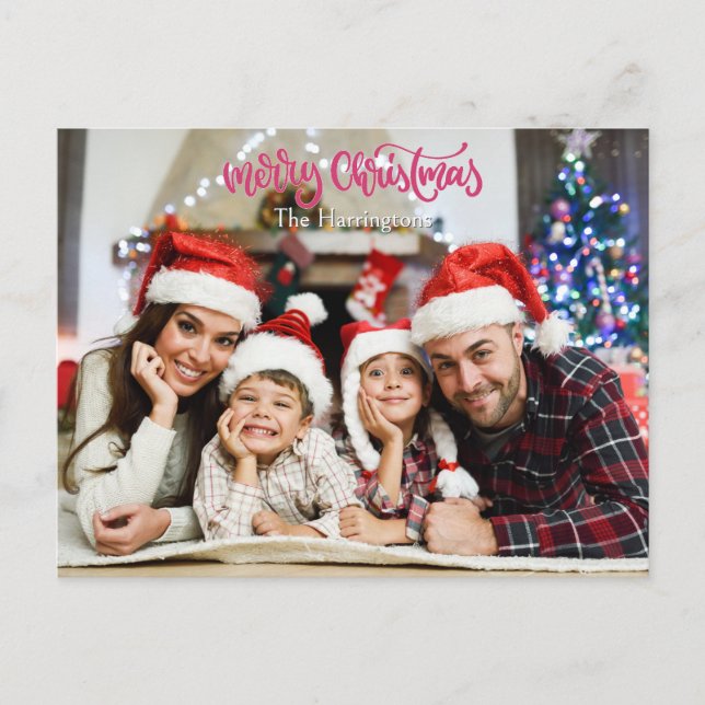 Carte Postale VOS photos et nom(s) Noël (Devant)