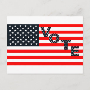 Carte Postale Vote américain