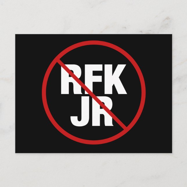 Carte Postale Vote anti RFK Jr contre Robert F. Kennedy Yard (Devant)