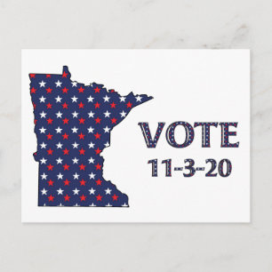 Carte Postale Vote du Minnesota