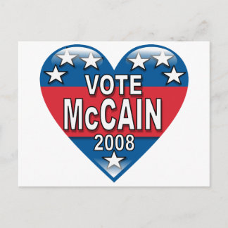 Carte Postale Vote McCain 2008