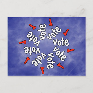 Carte Postale Vote : Regarde !