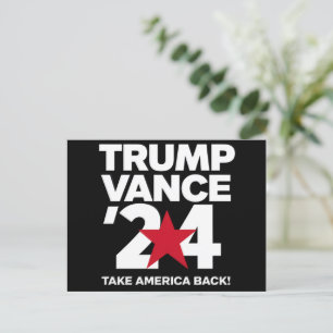 Carte Postale Vote Trump Vance 2024 Élection Trump 2024