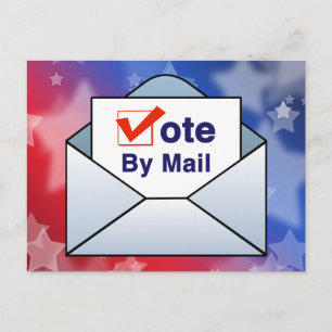 Carte Postale Voter par courrier