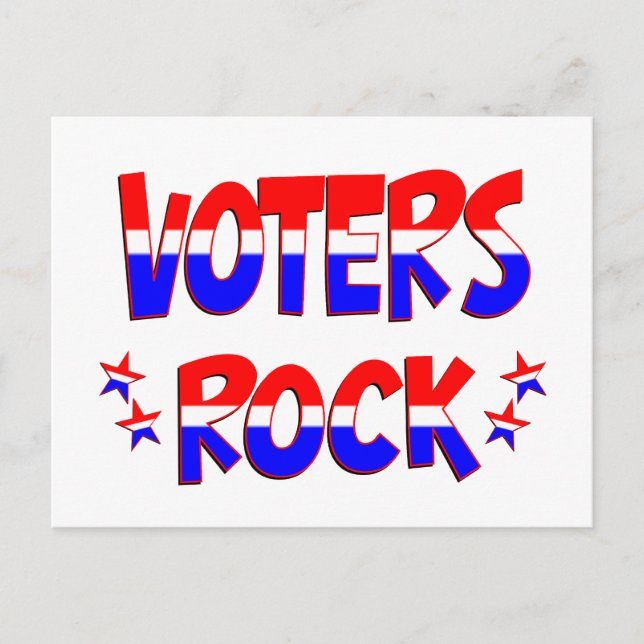 Carte Postale Voters Rock (Devant)