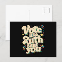 Votez comme si Ruth vous avait envoyé l'utérus fém