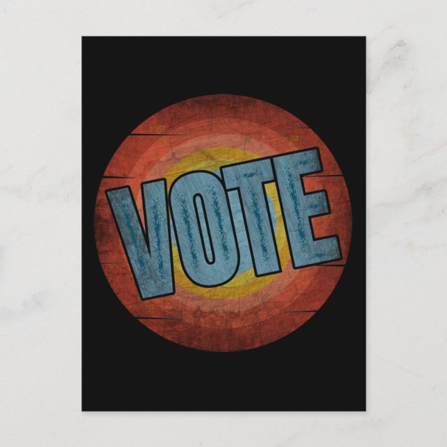 CARTE POSTALE VOTEZ VINTAGE (Devant)
