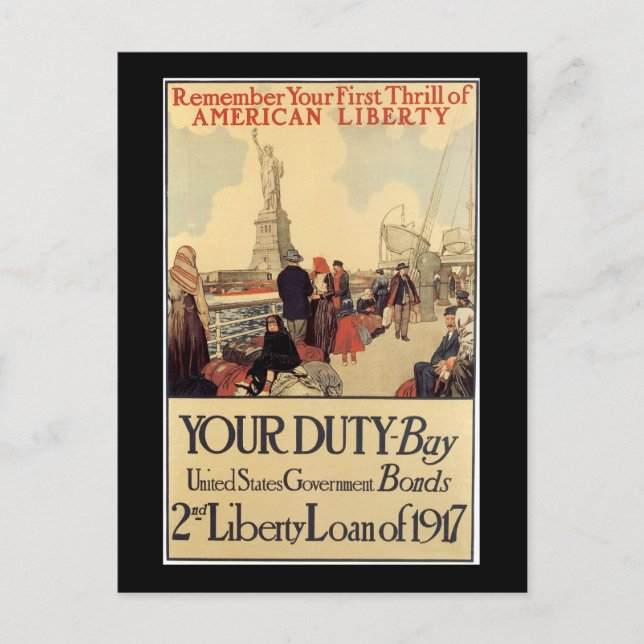 Carte Postale "Votre devoir" - 2e prêt Liberty (Devant)