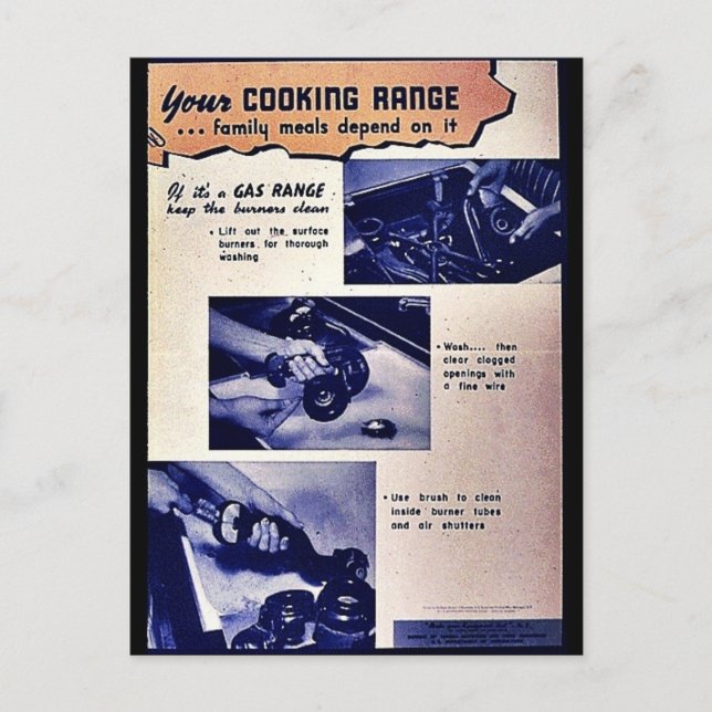 Carte Postale Votre gamme de Cuisines (Devant)