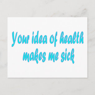 Carte Postale Votre idée de la santé