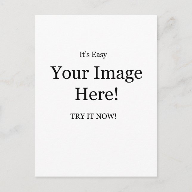 Carte Postale Votre image ici (Devant)