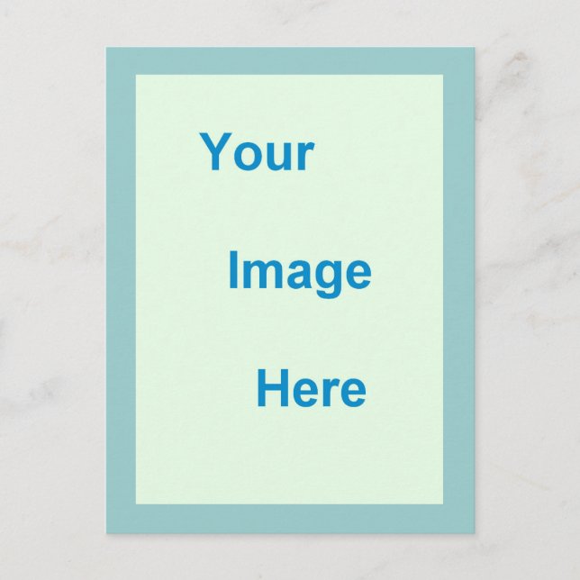 Carte Postale Votre image Ici mère oie modèle (Devant)