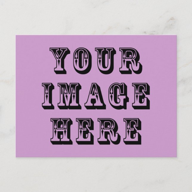 Carte Postale Votre image sur (Devant)