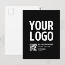 Votre logo avec QR code et texte modifiables