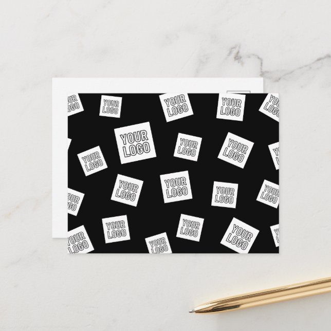 Carte Postale Votre logo, photo ou autre image | Placement aléat (Devant/Arrière en situation)