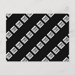 Carte Postale Votre logo, votre design ou votre photo en diagona