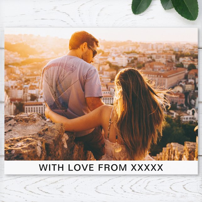 Carte postale Votre photo et message (Créateur téléchargé)