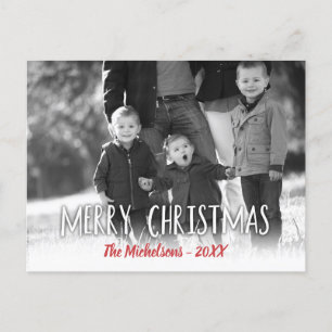 Carte Postale Votre photo Joyeux Noël