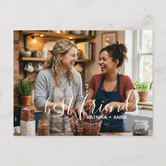 Carte Postale Votre photo personnalisée avec des noms