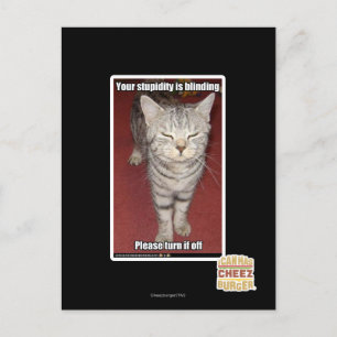 Carte Postale Votre stupidité aveugle 2