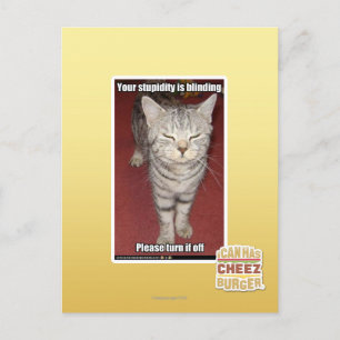 Carte Postale Votre stupidité aveugle 2