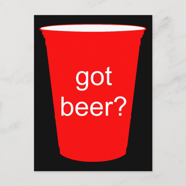 Carte Postale vous avez de la bière ? (Devant)