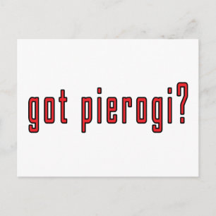 Carte Postale vous avez du pierogi ?