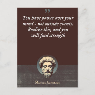 Carte Postale Vous avez du pouvoir sur votre esprit - pas sur de