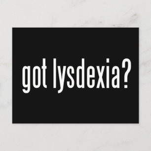 Carte Postale Vous avez Lysdexia ?