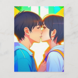 Carte Postale Vous avez manqué Anime Kiss