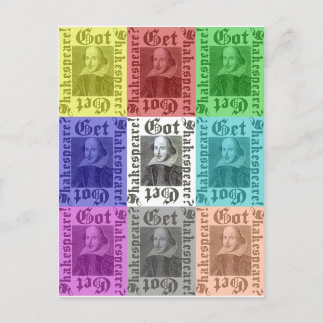 Carte Postale Vous avez Shakespeare ? Obtenir Shakespeare (Devant)