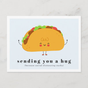 Carte Postale Vous envoyer un câlin   Amour de Taco