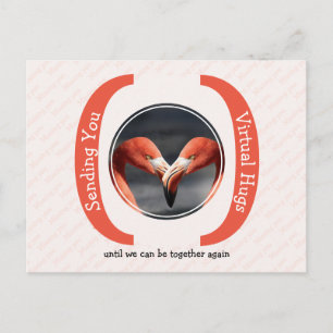 Carte Postale VOUS ENVOYEZ DES HUGS VIRTUELS Modèle photo